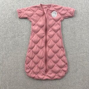 Dreamland Baby Weighted Transition Swaddle 3-6M Dusty Rose Pink Quilted Cotton